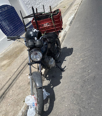 COITÉ - Motociclista fica ferido após acidente na Av. Luiz Eduardo Magalhães