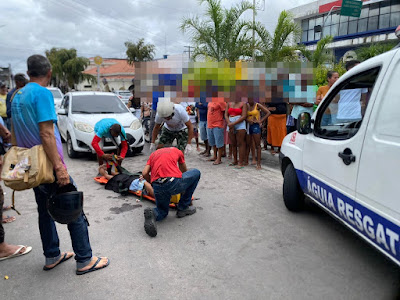 Acidente entre carro e moto deixa duas mulheres feridas em Conceição do Coité