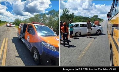 Plantão movimentado: Brigada Anjos Jacuipenses é acionada para prestar socorro em quatro acidentes neste doming