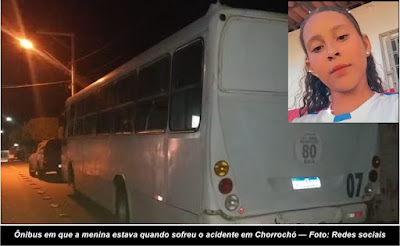 Adolescente de 12 anos morre após colocar cabeça para fora de ônibus e bater em poste na Bahia