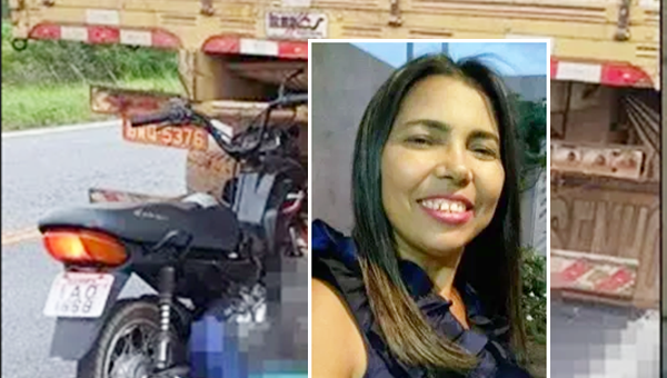 Tucano - Ribeira do Pombal: Mulher morre e irmã fica ferida em colisão de motocicleta no fundo de caminhão