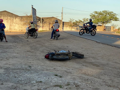 Coité: Colisão entre duas motos deixa três feridos na BA-120 